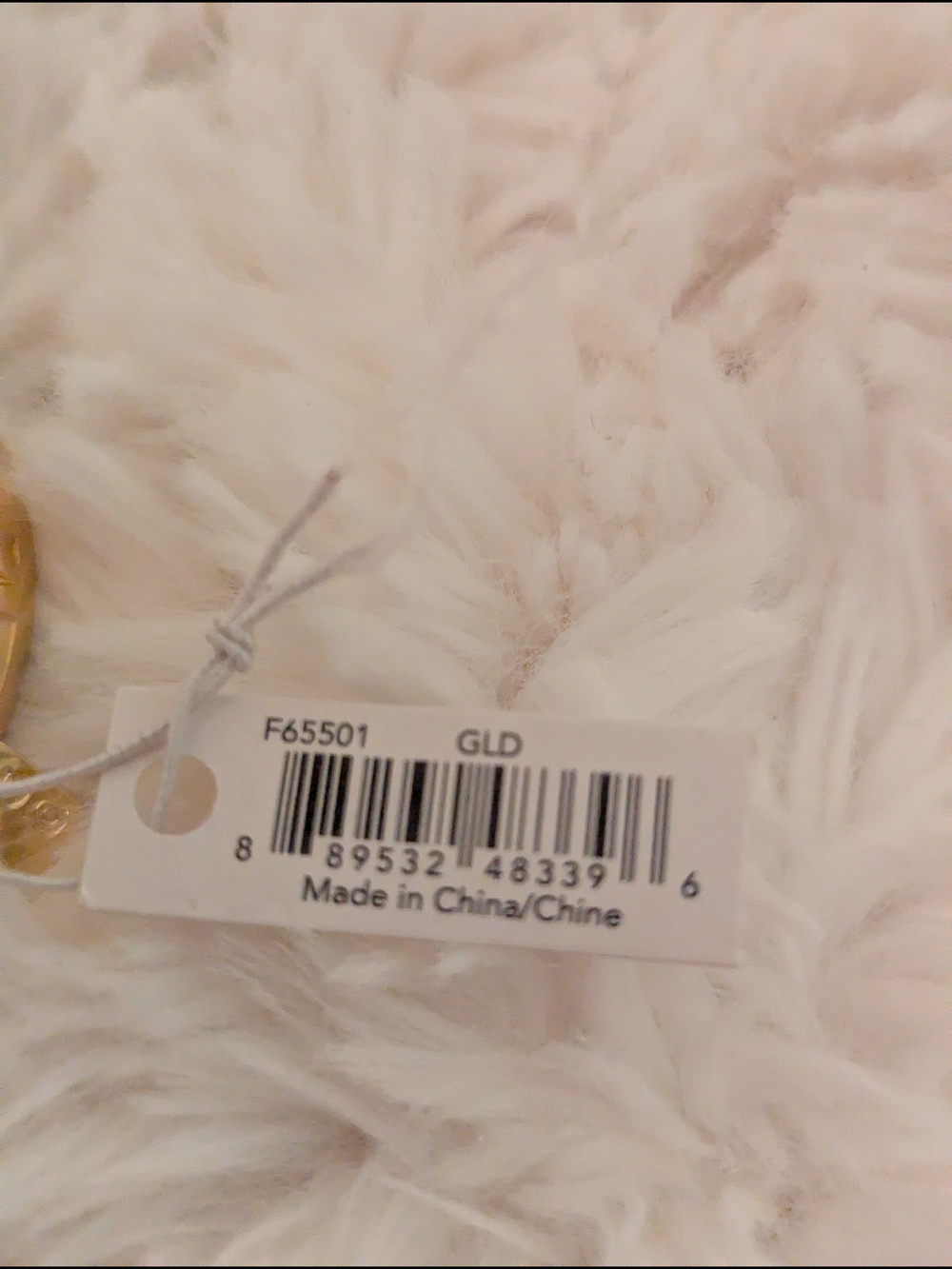 Coach Gold-Tone Signature Turnlock Valet Keychain - Picture 5 of 5